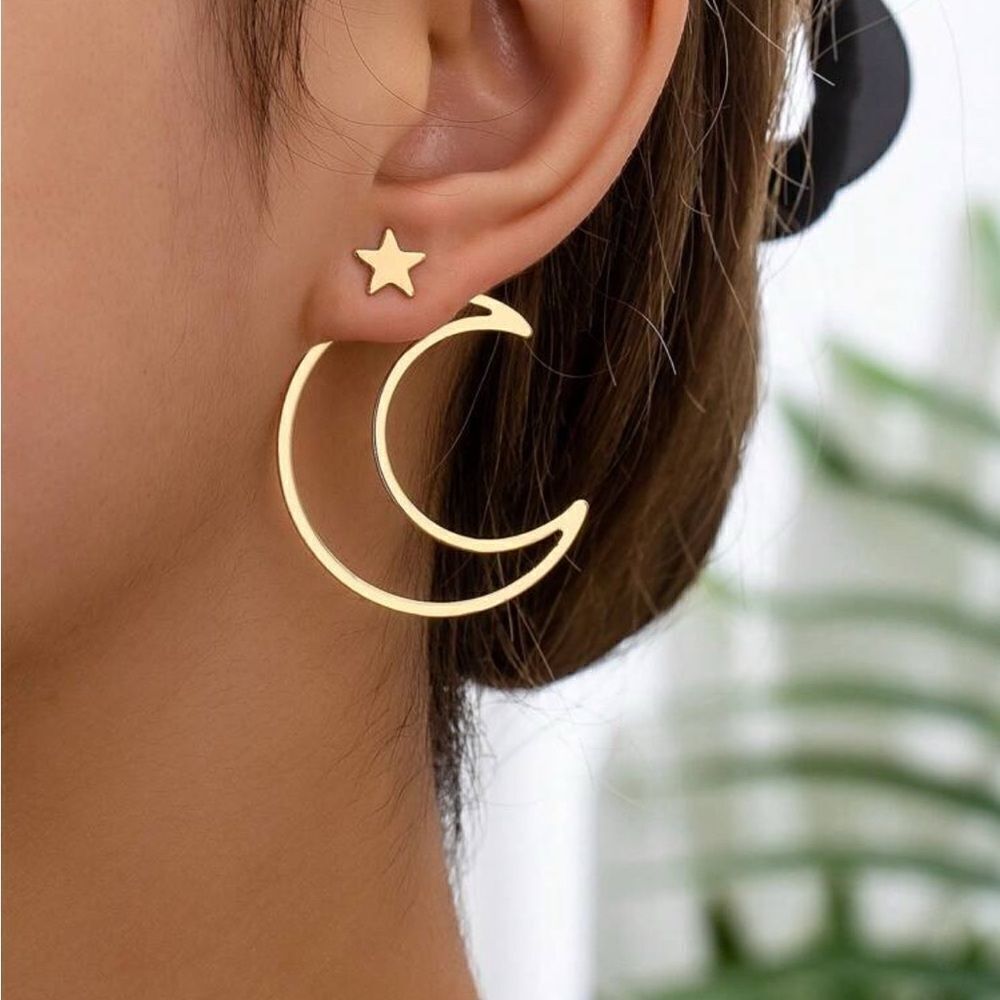Moon earrings S800